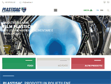 Tablet Screenshot of plastisac.it